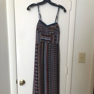 Long colorful dress perfect for summer